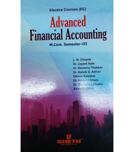 Advanced Financial Accounting M.Com Sem 3 Sheth Publication